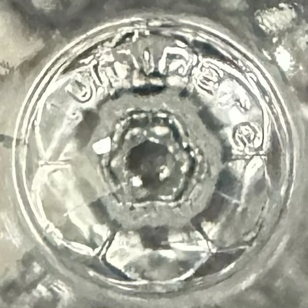 Luminarc 'Diamant' Crystal Wine‎ Glass, Vintage, Set of 9
